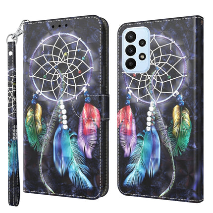 3D Painted Leather Phone Case, For Samsung Galaxy A23e, For Samsung Galaxy A04