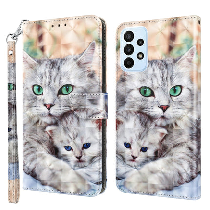 3D Painted Leather Phone Case, For Samsung Galaxy A23e, For Samsung Galaxy A04