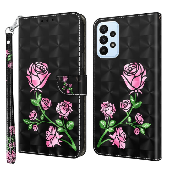 3D Painted Leather Phone Case, For Samsung Galaxy A23e, For Samsung Galaxy A04