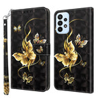 For Samsung Galaxy A23e / Golden Swallow Butterfly