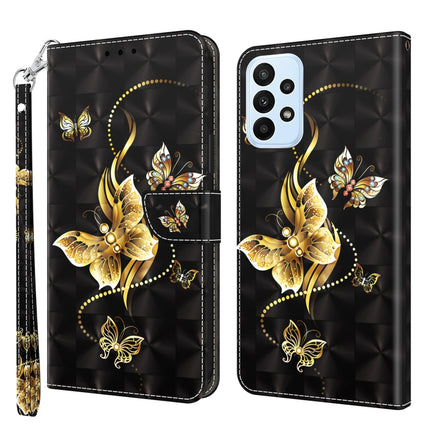 3D Painted Leather Phone Case, For Samsung Galaxy A23e, For Samsung Galaxy A04