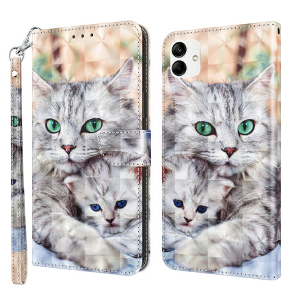3D Painted Leather Phone Case, For Samsung Galaxy A23e, For Samsung Galaxy A04