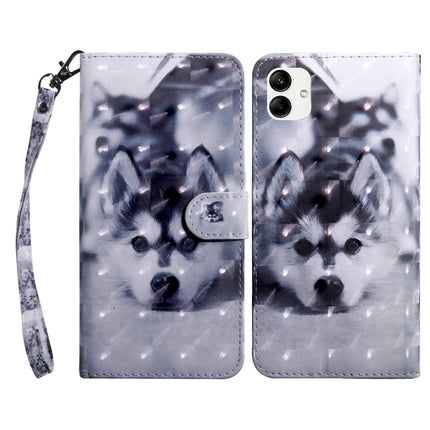 3D Painted Leather Phone Case, For Samsung Galaxy A23e, For Samsung Galaxy A04