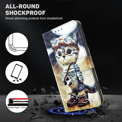 3D Painted Leather Phone Case, For Samsung Galaxy A04s, For Xiaomi Redmi A1 2022