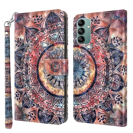 3D Painted Leather Phone Case, For Samsung Galaxy A04s, For Xiaomi Redmi A1 2022