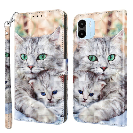 3D Painted Leather Phone Case, For Samsung Galaxy A04s, For Xiaomi Redmi A1 2022