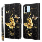 For Xiaomi Redmi A1 2022 / Golden Swallow Butterfly
