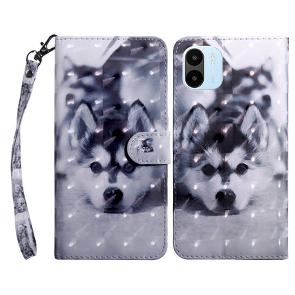 3D Painted Leather Phone Case, For Samsung Galaxy A04s, For Xiaomi Redmi A1 2022