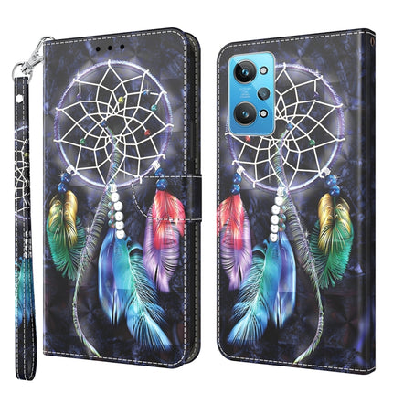 3D Painted Leather Phone Case, For Realme GT2 / GT Neo2 / GT Neo 3T, For Realme GT2 Pro