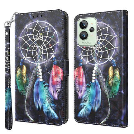 3D Painted Leather Phone Case, For Realme GT2 / GT Neo2 / GT Neo 3T, For Realme GT2 Pro