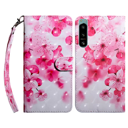 3D Painted Leather Phone Case, For Sony Xperia 5 IV, For Motorola Moto E22