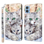 For Motorola Moto E22 / Two Loving Cats