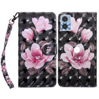 For Motorola Moto E22 / Pink Flower