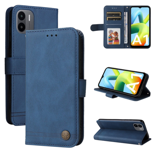 Skin Feel Life Tree Metal Button Leather Phone Case, For Xiaomi Redmi A1 4G, For Xiaomi 12T / 12T Pro / Redmi K50 Ultra
