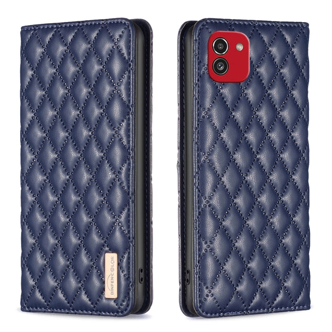 Diamond Lattice Magnetic Leather Flip Phone Case, For Samsung Galaxy A03 166mm, For Samsung Galaxy A03s / A02s, For Samsung Galaxy A04 4G, For Samsung Galaxy A12