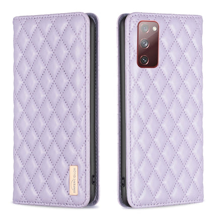 Diamond Lattice Magnetic Leather Flip Phone Case, For Samsung Galaxy S20 FE, For Samsung Galaxy S20, For Samsung Galaxy S21+ 5G, For Samsung Galaxy S21 Ultra 5G