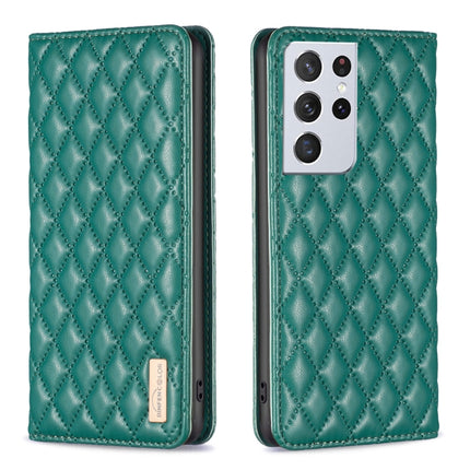 Diamond Lattice Magnetic Leather Flip Phone Case, For Samsung Galaxy S20 FE, For Samsung Galaxy S20, For Samsung Galaxy S21+ 5G, For Samsung Galaxy S21 Ultra 5G