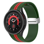 For Samsung Galaxy Watch 5 Pro / Army Green Red