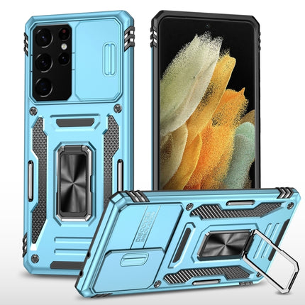 Armor PC + TPU Camera Shield Phone Case, For Samsung Galaxy S23 5G, For Samsung Galaxy S23+ 5G, For Samsung Galaxy S23 Ultra 5G