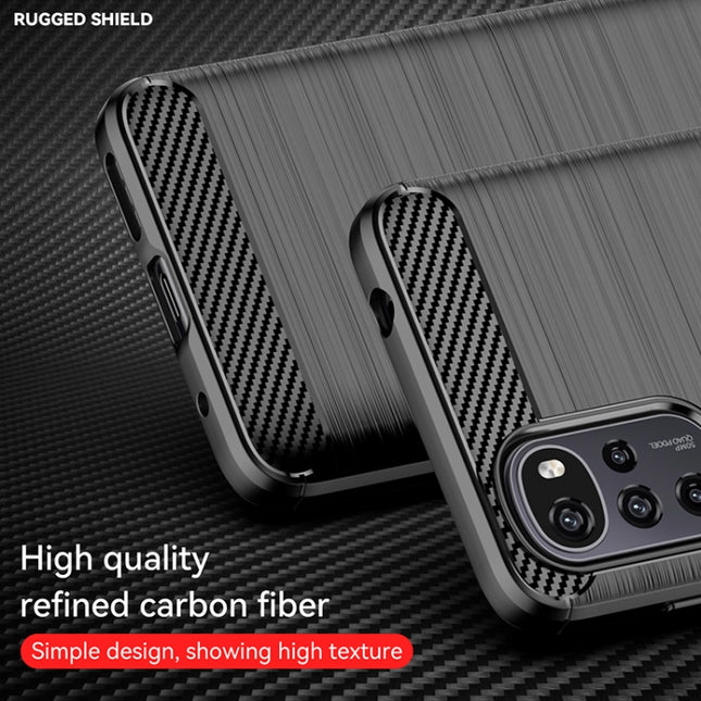 Brushed Texture Carbon Fiber TPU Phone Case, For Motorola Moto E32 India, For MotorolaMoto E22, For Motorola Moto E22i, For Xiaomi Redmi Note 11R, For Xiaomi 12T / Redmi K50 Ultra, For OPPO A77s, For Honor X6 5G, For Honor X8 5G
