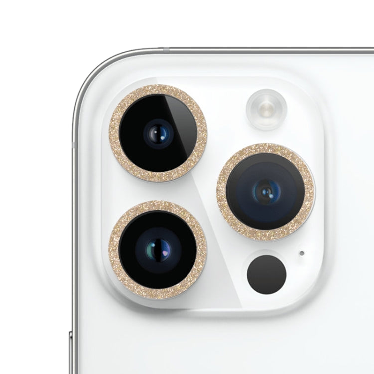 Glitter Ring Tempered Glass Camera Lens Film, For iPhone 14, For iPhone 14 Plus, For iPhone 14 Pro, For iPhone 14 Pro Max