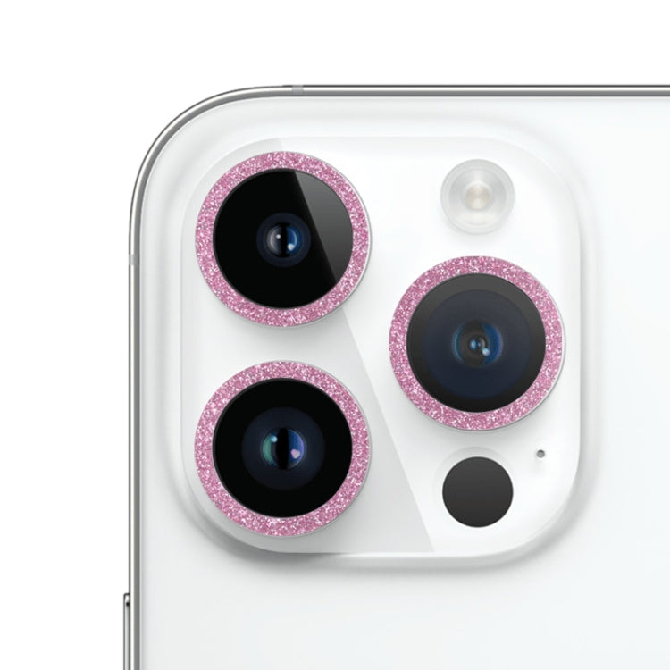 Glitter Ring Tempered Glass Camera Lens Film, For iPhone 14, For iPhone 14 Plus, For iPhone 14 Pro, For iPhone 14 Pro Max