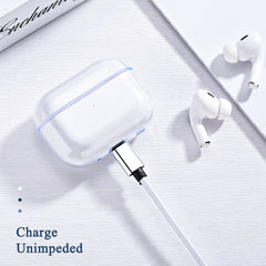 For AirPods Pro 2 Earphone Transparent TPU Protective Case, TPU