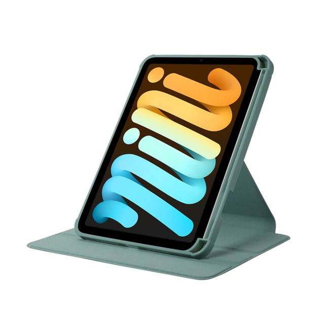 Acrylic Rotatable Holder Tablet Leather Case, For iPad mini 2024 / mini 6, For iPad Air 5 2022 / 4 2020