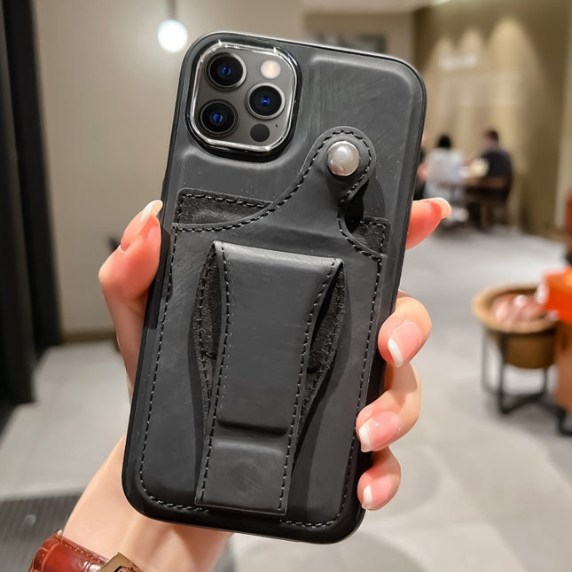 Side Leather Rotation Card Holder Phone Case, For iPhone 12 Pro, For iPhone 12, For iPhone 11 Pro Max, For iPhone 11 Pro