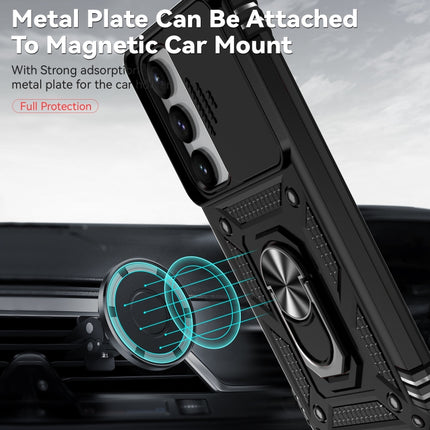 Sliding Camshield Holder Phone Case, For Samsung Galaxy S23 5G, For Samsung Galaxy S23+ 5G, For Samsung Galaxy S23 Ultra 5G