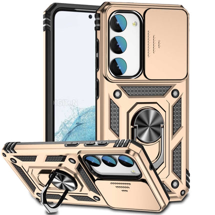 Sliding Camshield Holder Phone Case, For Samsung Galaxy S23 5G, For Samsung Galaxy S23+ 5G, For Samsung Galaxy S23 Ultra 5G