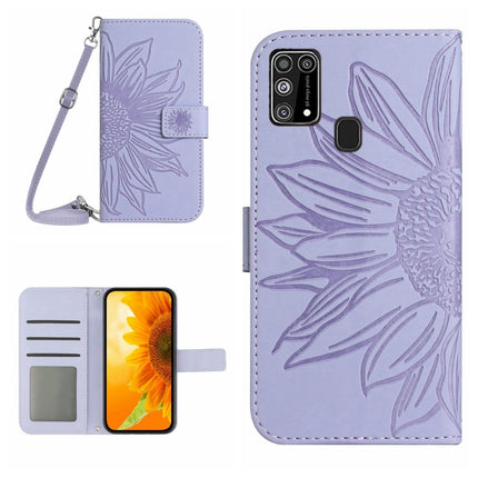 Skin Feel Sun Flower Pattern Flip Leather Phone Case, For Samsung Galaxy M23 5G, For Samsung Galaxy M31/M21S