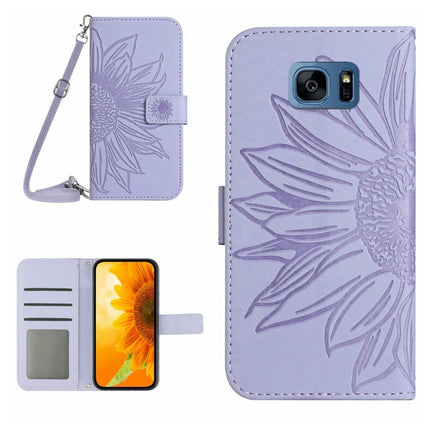 Skin Feel Sun Flower Pattern Flip Leather Phone Case, For Samsung Galaxy Note20 Ultra, For Samsung Galaxy S7 Edge
