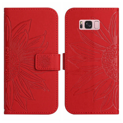 Skin Feel Sun Flower Pattern Flip Leather Phone Case, For Samsung Galaxy S8, For Samsung Galaxy S8+