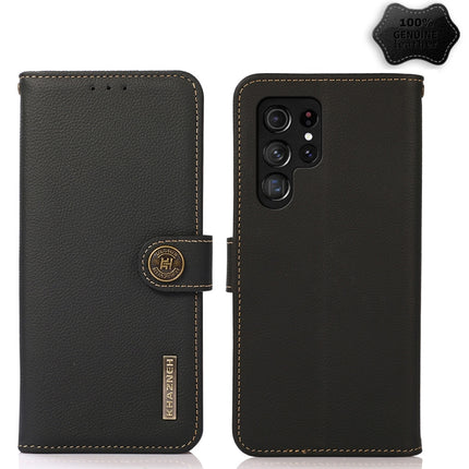 KHAZNEH Custer Genuine Leather RFID Phone Case, For Nokia G60 5G, For Samsung Galaxy S23+ 5G, For Samsung Galaxy S23 5G, For Samsung Galaxy S23 Ultra 5G
