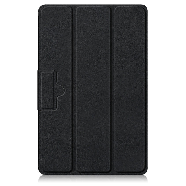 3-folding Magnetic Buckle Custer Texture Leather Smart Tablet Case, For Lenovo Tab M10 10.1 3rd Gen