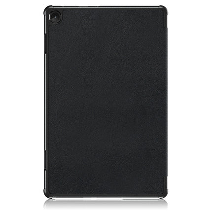 3-folding Magnetic Buckle Custer Texture Leather Smart Tablet Case, For Lenovo Tab M10 10.1 3rd Gen