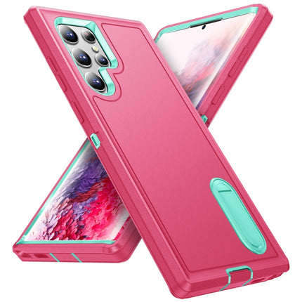 3 in 1 Rugged Holder Phone Case, For Samsung Galaxy S23 ultra 5G