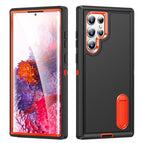 For Samsung Galaxy S23 ultra 5G / Black+Orange