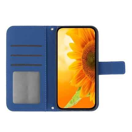 Skin Feel Sun Flower Pattern Flip Leather Phone Case, For Honor 9X Lite, For Honor 50 Lite