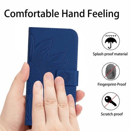 Skin Feel Sun Flower Pattern Flip Leather Phone Case, For Honor 9X Lite, For Honor 50 Lite