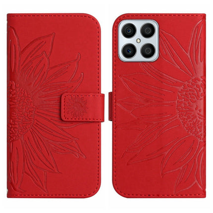 Skin Feel Sun Flower Pattern Flip Leather Phone Case, For Honor X8, For Huawei P20 Pro