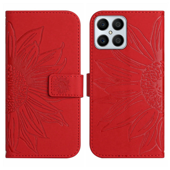 Skin Feel Sun Flower Pattern Flip Leather Phone Case, For Honor X8, For Huawei P20 Pro