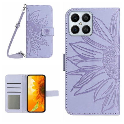 Skin Feel Sun Flower Pattern Flip Leather Phone Case, For Honor X8, For Huawei P20 Pro