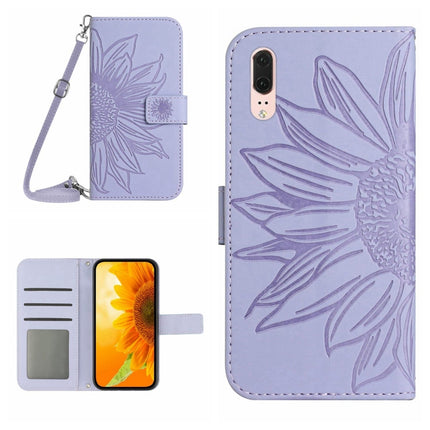 Skin Feel Sun Flower Pattern Flip Leather Phone Case, For Honor Magic4 Pro, For Huawei P20