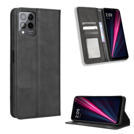Magnetic Buckle Retro Texture Leather Phone Case, For Realme C33 4G, For T-Mobile Revvl 6 5G, For T-Mobile REVVL 6 Pro 5G, For vivo V25 5G /  X80 Lite, For vivo V25 Pro / S15 Pro, For vivo Y35 4G / Y22s 4G / Y22 4G 2022, For Wiko Power U20 / U10