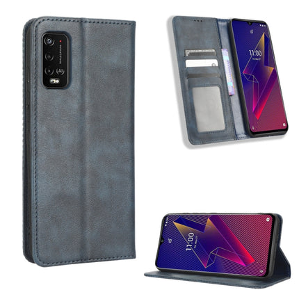 Magnetic Buckle Retro Texture Leather Phone Case, For Realme C33 4G, For T-Mobile Revvl 6 5G, For T-Mobile REVVL 6 Pro 5G, For vivo V25 5G /  X80 Lite, For vivo V25 Pro / S15 Pro, For vivo Y35 4G / Y22s 4G / Y22 4G 2022, For Wiko Power U20 / U10
