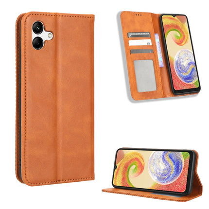 Magnetic Buckle Retro Texture Leather Phone Case, For Nokia G400, For Oukitel C31, For Honor 70 5G, For Honor X8 5G, For Samsung Galaxy A04, For Samsung Galaxy A23e / A23s / A23 5G JP