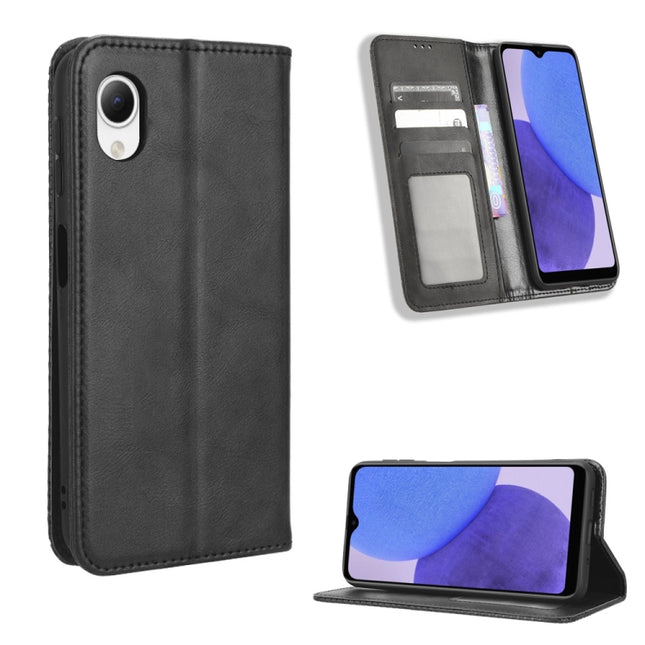 Magnetic Buckle Retro Texture Leather Phone Case, For Nokia G400, For Oukitel C31, For Honor 70 5G, For Honor X8 5G, For Samsung Galaxy A04, For Samsung Galaxy A23e / A23s / A23 5G JP