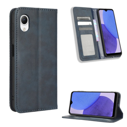 Magnetic Buckle Retro Texture Leather Phone Case, For Samsung Galaxy A23e / A23s / A23 5G JP, For Sony Xperia 5 IV, For Sharp Aquos Sense7 Plus, For iPhone 14 Plus, For Sharp Aquos Sense7, For iPhone 14 Pro Max